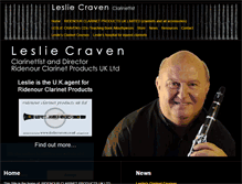 Tablet Screenshot of lesliecraven.co.uk